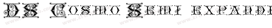 DS_Cosmo Semi-expanded SemiBold字体转换